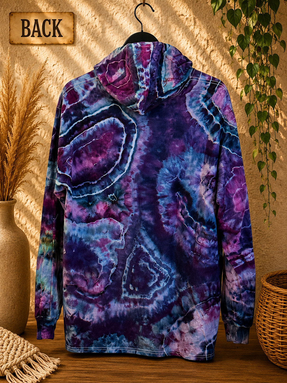 LS T-Shirt Hoodie — Hand Dyed— (XL)