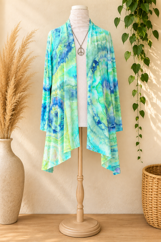 Elemental Flow Jacket – Aqua Aura (Small)