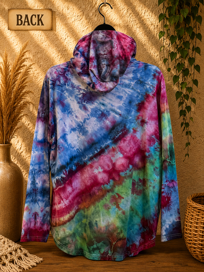 LS T-Shirt Hoodie — Hand Dyed— (XL)