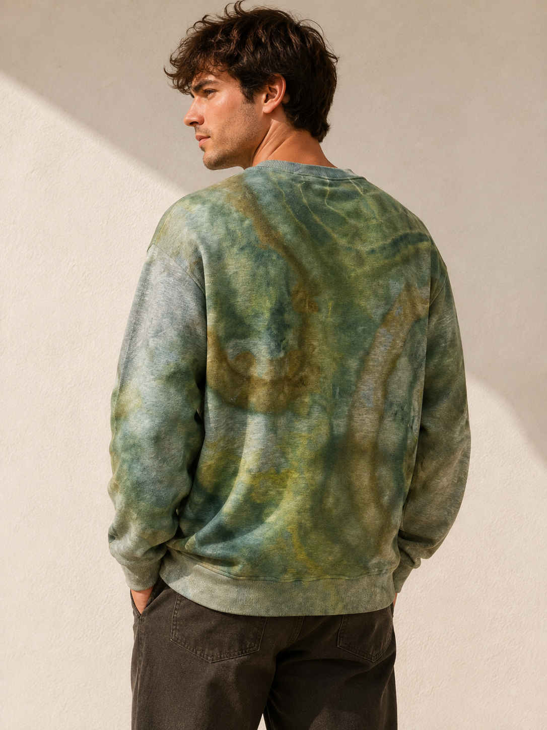 Crewneck Sweatshirt w/ pocket - Mosswater Drift (Large)