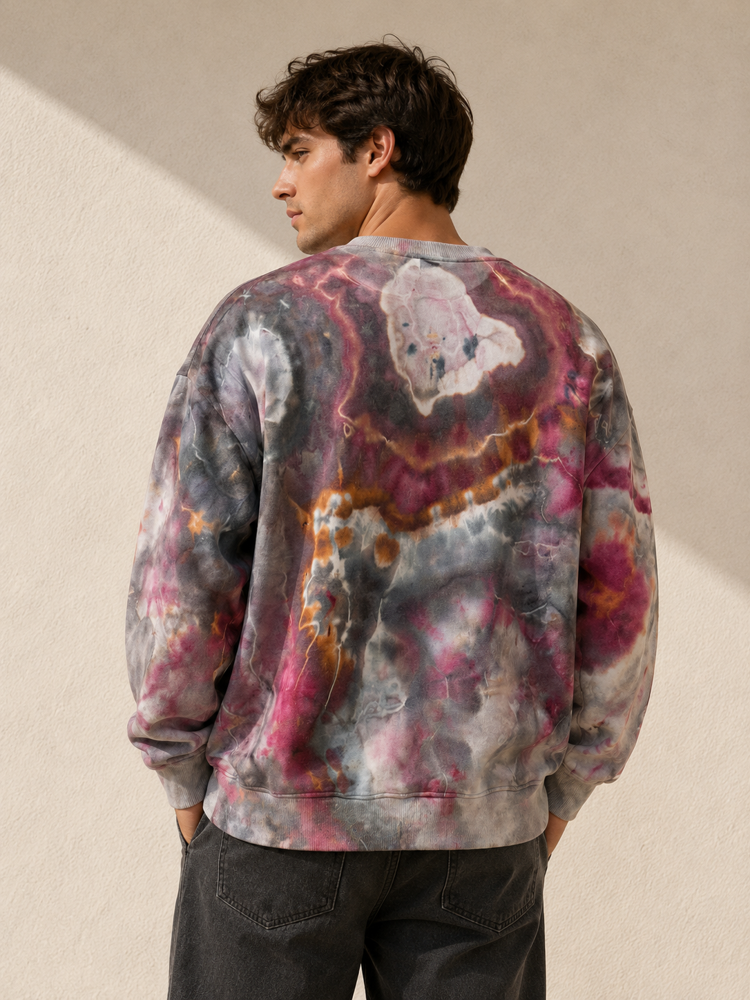 Crewneck Sweatshirt w/ pockets - Amethyst Storm (Small)