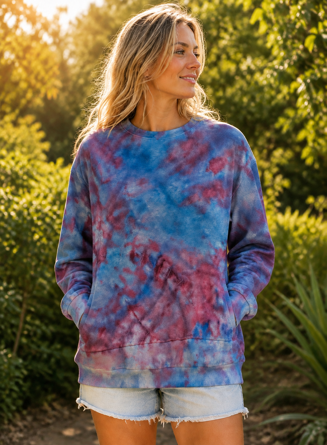 Crewneck Sweatshirt With Pockets (Large)