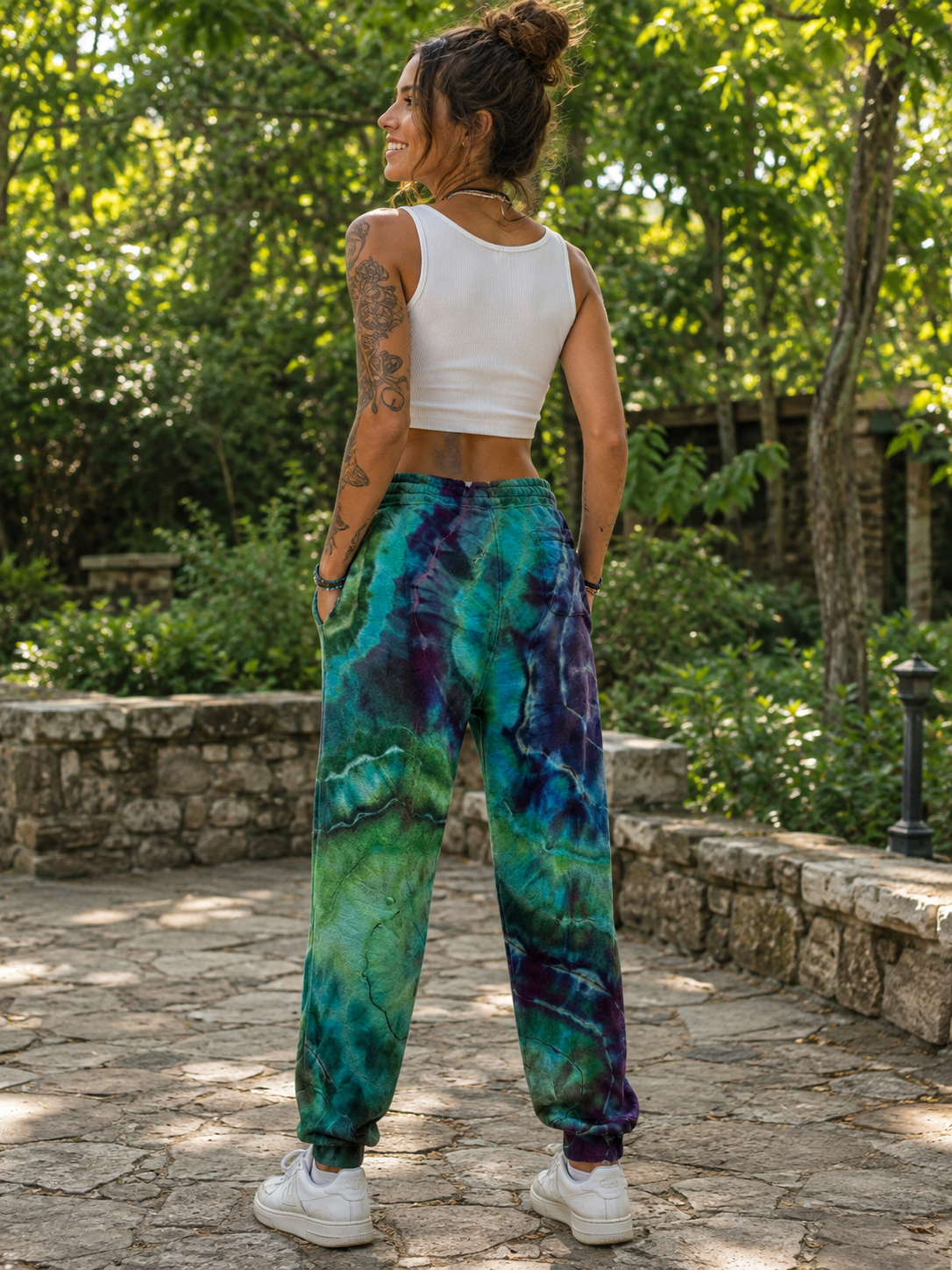 Reversed Dye Fleece Joggers - Old Navy Womens - (medium)