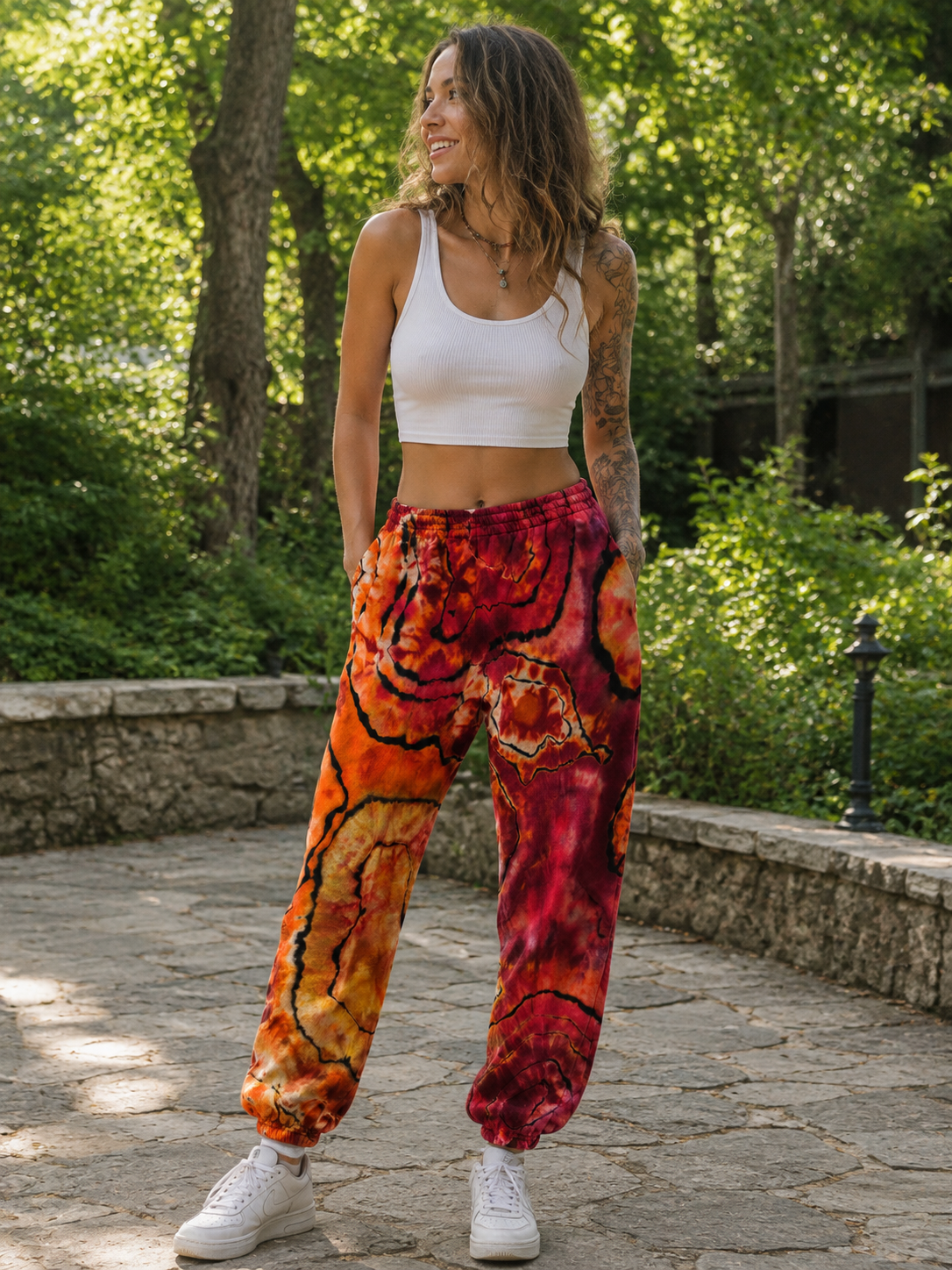 Reversed Dye Fleece Joggers - Old Navy Womens - (medium)