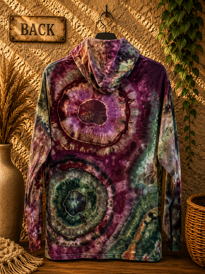 LS T-Shirt Hoodie — Hand Dyed (Large)